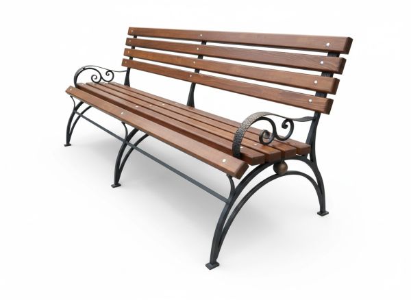 Лавка вулична металева Gloria, довжина 2м