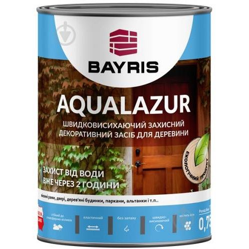 Bayris aqualasur 0,75л сірий