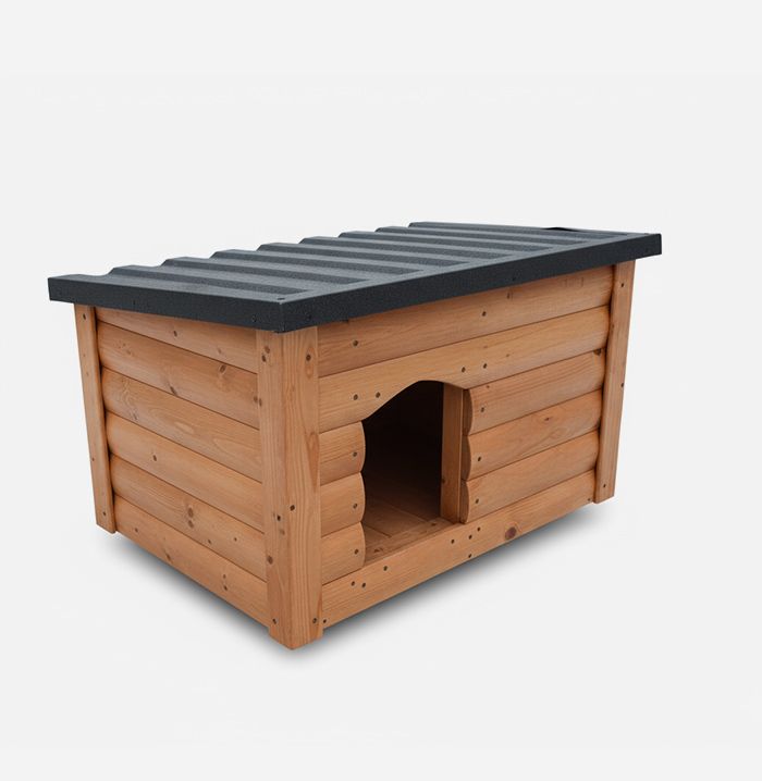 Будка для маленького собаки не утеплена односкатна