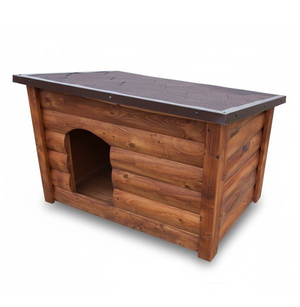 Будка для маленького собаки утеплена односкатна