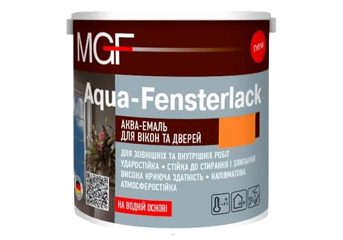 Акваемаль для вікон та дверей MGF Aqua-Fensterlak 0.75 л