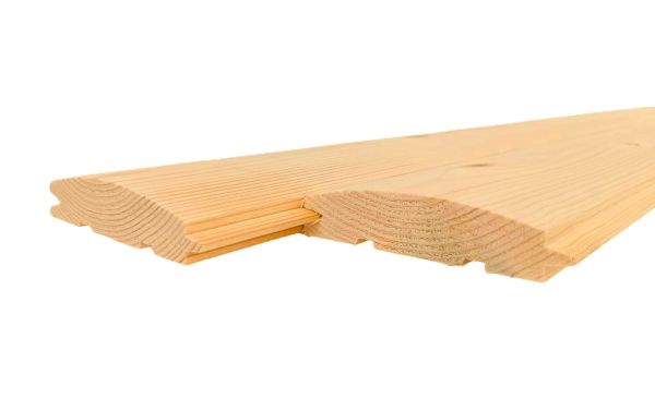 Блок-хаус Смерека 100мм 22мм 1 м-1,9 м