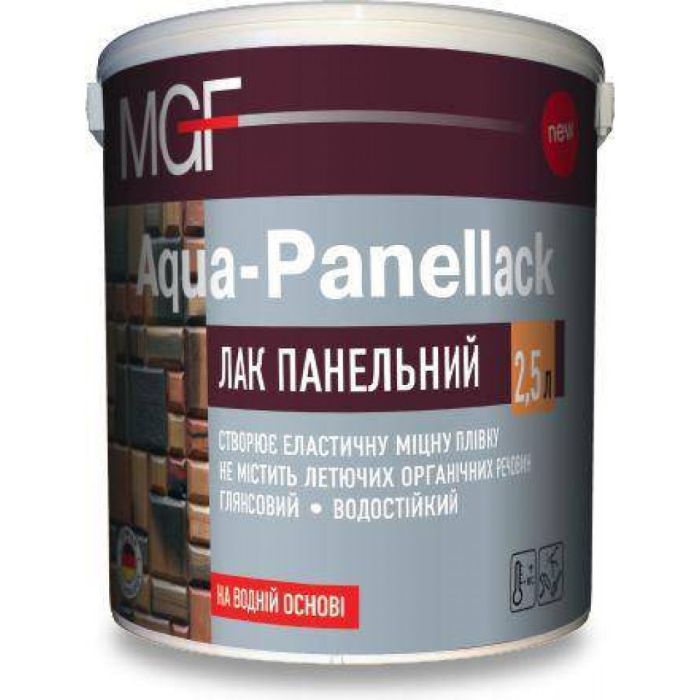 Лак панельний MGF Aqua-Panellack 2,5л